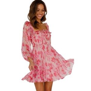 Indikah Aura Pink Lightweight Dress Size Small NWT